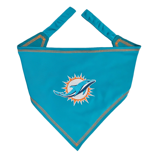 Miami Dolphins Tie Around Bandana - 849790210738