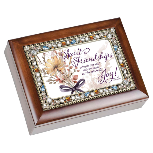 Music Box Sweet Friendships Prov. 27:9 - 603799738859