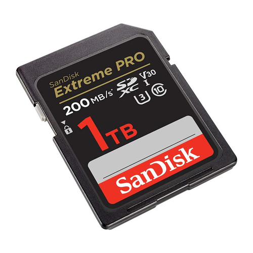 SanDisk Extreme Pro SDXC Memory Card, 1TB, UHS-I, Up to 200MB/s read speeds - 619659188740