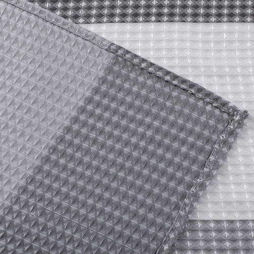 72" White And Gray Striped Shower Curtain - 880024766461