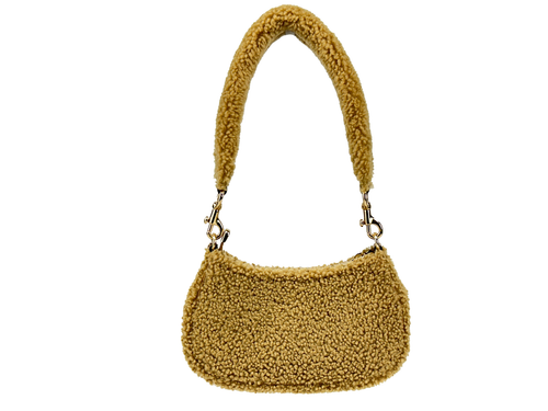 Coach Teri Mini Shearling Fur Crossbody Bag - 198685104899