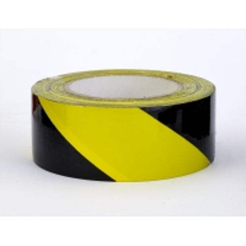 PVC Vinyl Hazard Stripe Tape, 7 mil, 2" - 764083777135