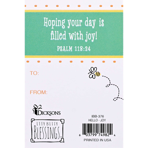 Itty Bitty Card Hello Hoping Your Day