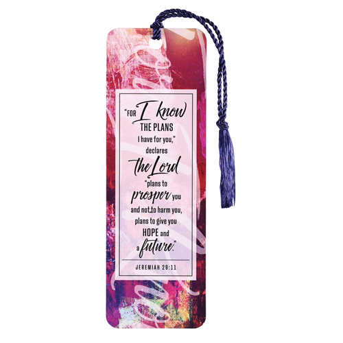 Tassel Bookmark For I Know The Plans - 603799689656