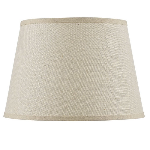 Light Brown Burlap Plain Drum Lamp Shade - 880016878745