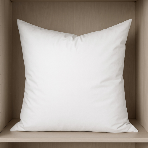 20" White Cotton Down Blend Throw Pillow Insert - 880016693539