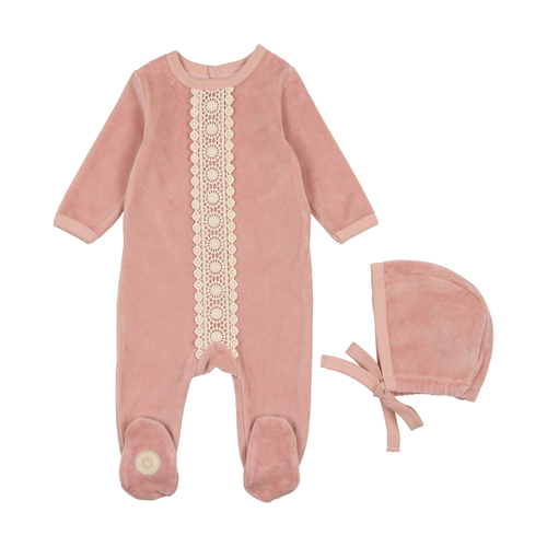Grace of Lace Footie & Hat Set - 738019484039