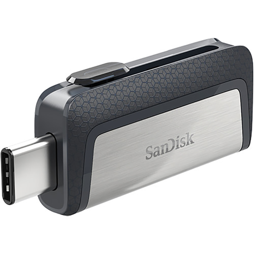 SanDisk Ultra Dual Flash Drive, Type C, 64GB, USB 3.1, High-Speed Performance - 619659141813
