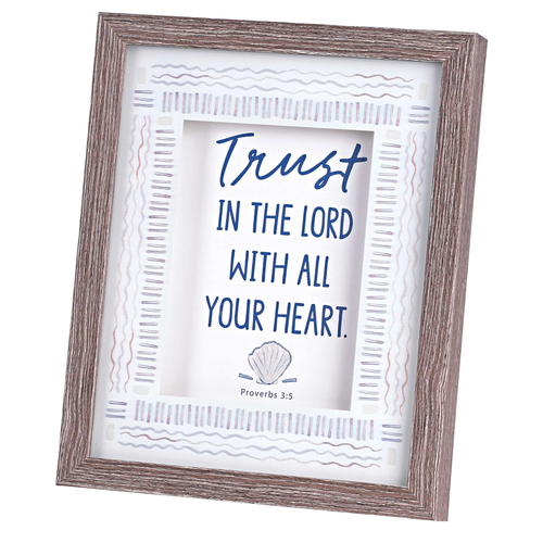 Framed Art Trust In The Lord - 603799755276