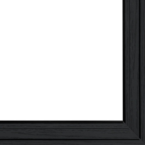 Set Of Two Tea tower with Cups and Sauces Black Framed Print Kitchen Wall Art - 608219354978