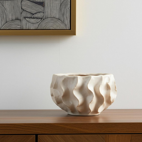 Sculptural Ceramic Table Vase - 880016610796