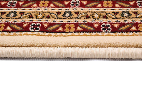 6' Beige And Cream Moroccan Runner Rug - 880016538441
