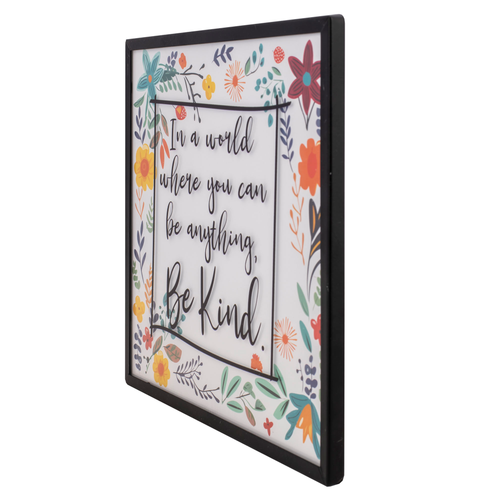 Framed Wall Be Kind 10H - 603799721851