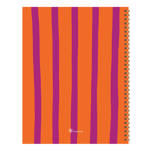 July 2026 - June 2027 Statement Stripe Weekly Monthly Planner - 619344386710