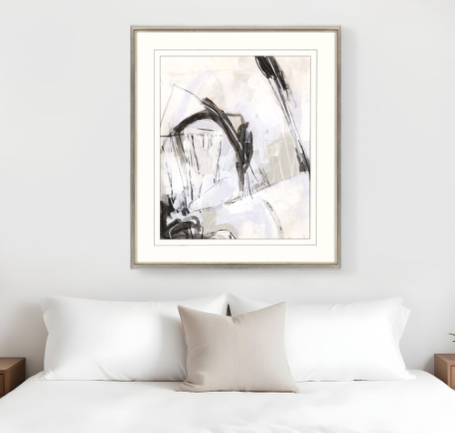 Neutral Boundary II Silver Framed Print Wall Art - 606114938125