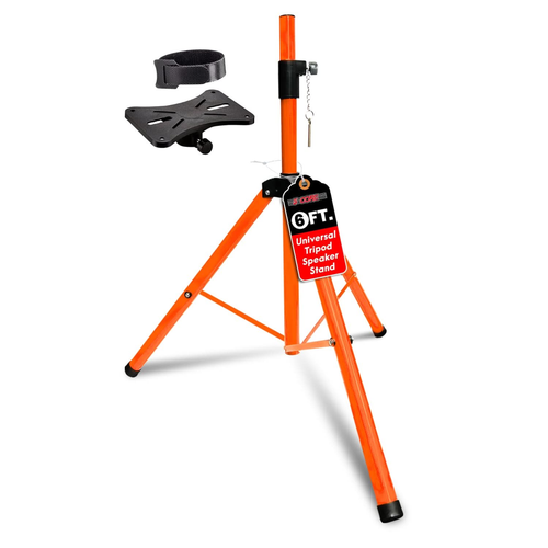 Speaker Stand Tripod Heavy Duty Adjustable Up to 72 Inch DJ Studio Monitor Stands Pole Mount  - 810144133492