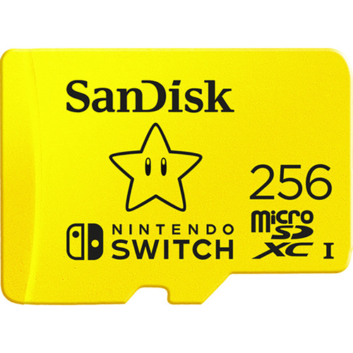 SanDisk Extreme MicroSDXC, 256GB, UHS-I, Card for Nintendo Switch - 619659173838