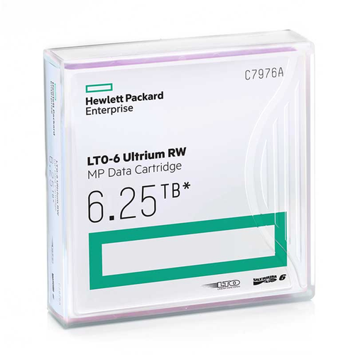 HPE LTO, Ultrium-6, 2.5TB/6.25TB RW, with case - 887111203861