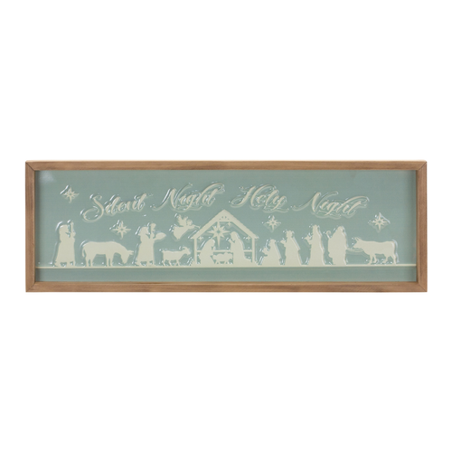 Framed Silent Night Sign  - 746427866859