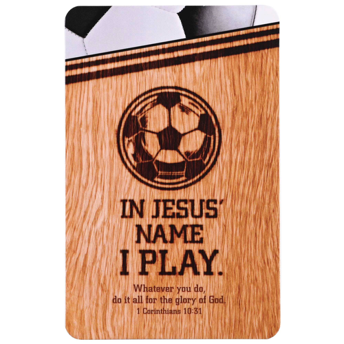 Pocketcard Soccer In Jesus Name I Play - 603799690577