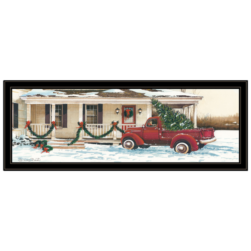 Preparing for Christmas Black Framed Wall Art - 880016827132
