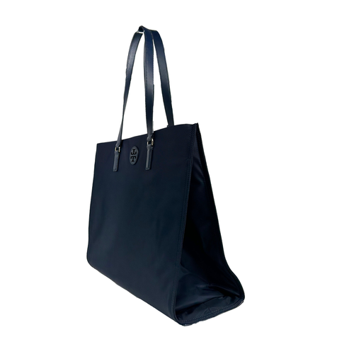 Tory Burch (136144) Navy Ella Nylon Tote Bag Purse - 196133215937