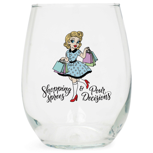 Wine Glass Shopping Sprees & Pour  - 603799759908