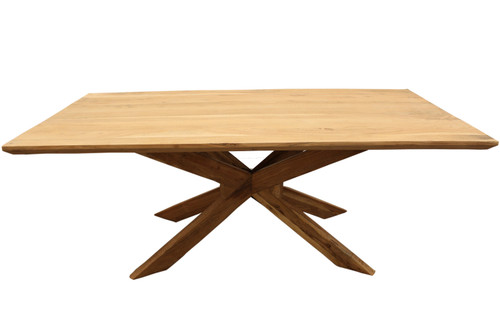 79" Natural Rectangular Solid Wood Dining Table - 606114680031