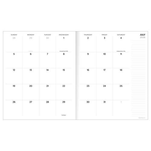 July 2026 - June 2027 Always Pick Monthly Planner - 619344386857