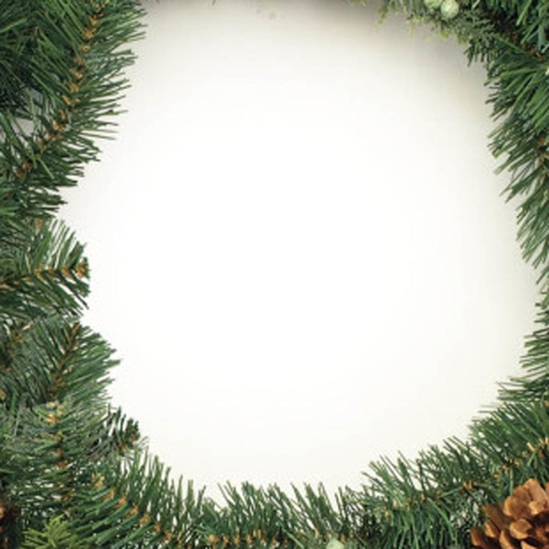 Christmas Pine And Pinecone Artificial Wreath - 880016739404
