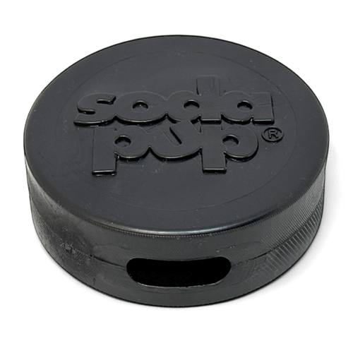 Hockey Puck Bully Stick Holder - Durable Rubber Treat Holder & Chew Toy - 810216027537