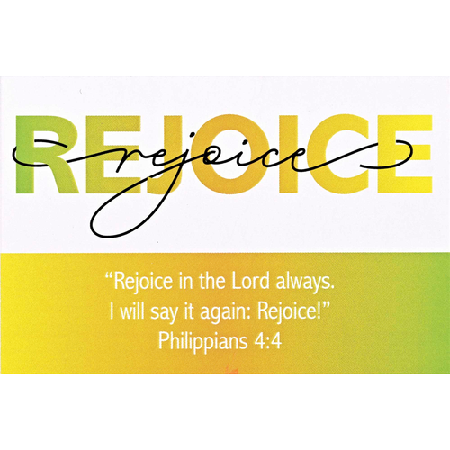 Itty Bitty Card Rejoice In The Lord - 603799689700