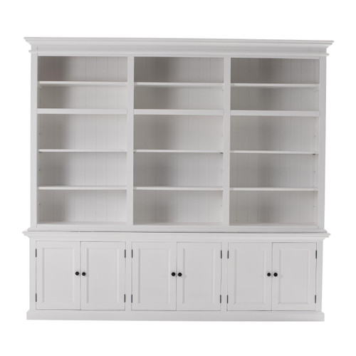 Classic White Triple-Bay Hutch Unit - 808230072701