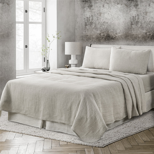 Light Linen Full Double Flat Sheet - 880016689280