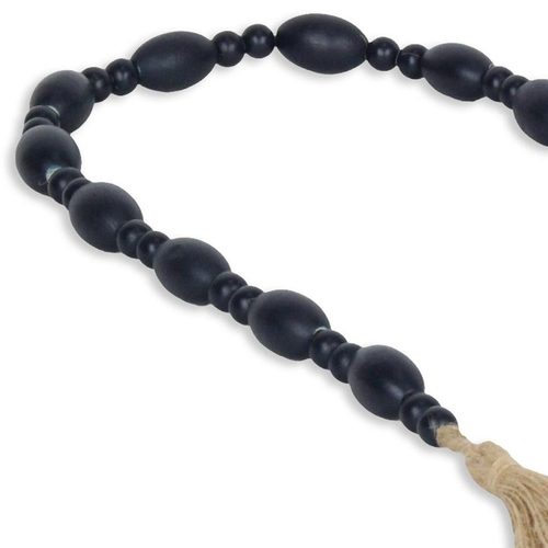 Dark Wood HPainted Decorative Tassel - 880016748192