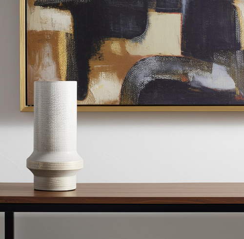 Off Metal Cylinder Table Vase - 880016386790