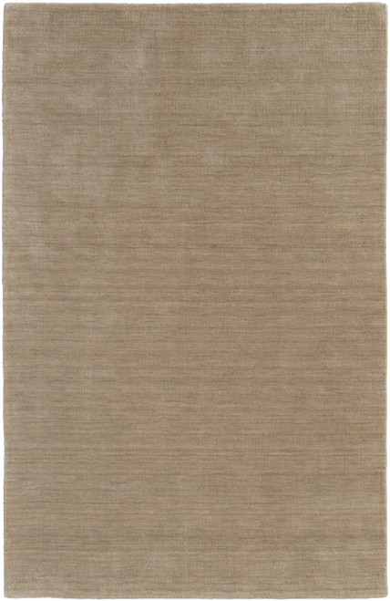 9' X 13' Tan Wool Hand Woven Area Rug - 608219380717