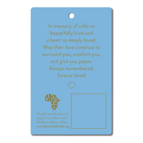 Heart Stone Blue Card Forever Love - 667665540199