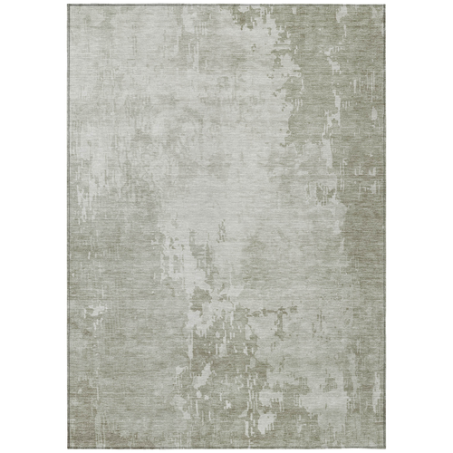 10' X 14' Linen Abstract Washable Indoor Outdoor Area Rug - 880016764680