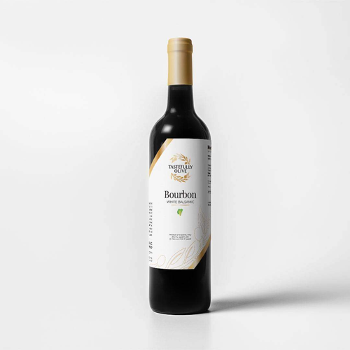 Bourbon White Balsamic Vinegar (12 Units Per Case) - 688201383957