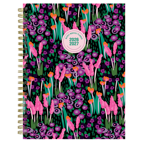 July 2026 - June 2027 Buds & Blooms Weekly Monthly Planner - 619344386802