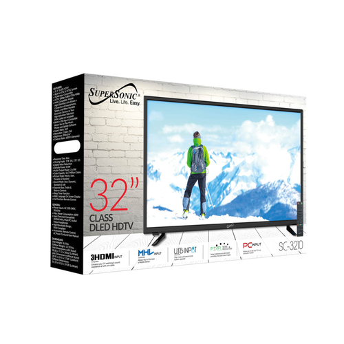 Supersonic Supersonic 1080p Widescreen LED HDTV with USB, SD Card Reader and HDMI - 639131032101