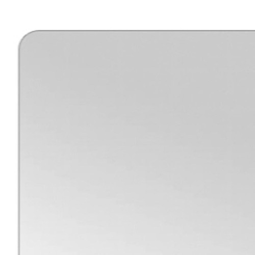 65" Silver Frameless Full Length Hanging Mirror - 880016844788