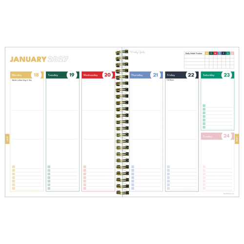 July 2026 - June 2027 Lovely Lemon Weekly Monthly Planner - 619344386826