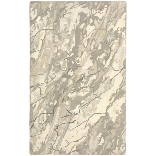 10' X 13' Beige And Ivory Wool Abstract Hand Tufted Area Rug - 608219247232