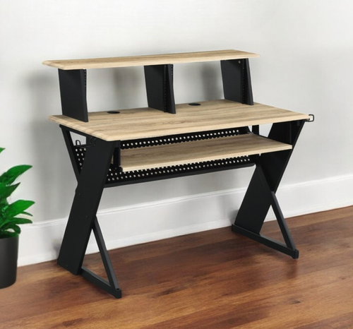 47" Natural and Black Music Desk - 606114865391
