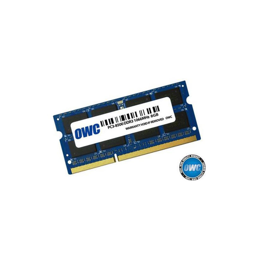 OWC, DDR3 SDRAM, PC3-8500, 8GB, SO-DIMM 204 Pin, 1066MHz - 794504325454