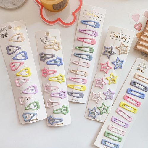 Enchanting Colorful Collection: Dreamy Hair Clip Accessories In A Magical Color Palette Sets For Babies - 643491105719