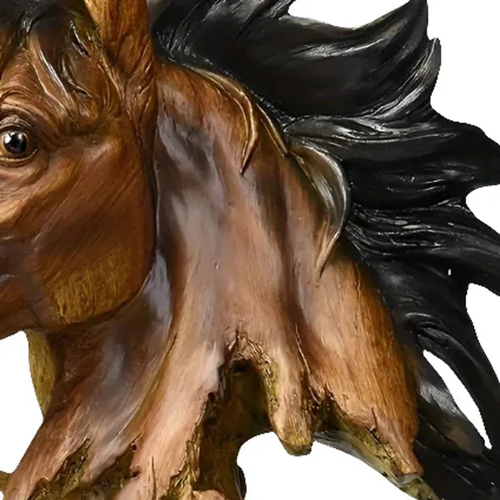 Polyresin Horse Tabletop Sculpture - 880016569612