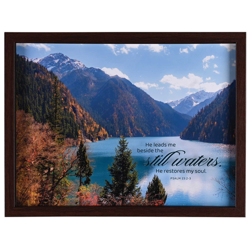 Framed Wall Art Beside Still Waters - 603799755184